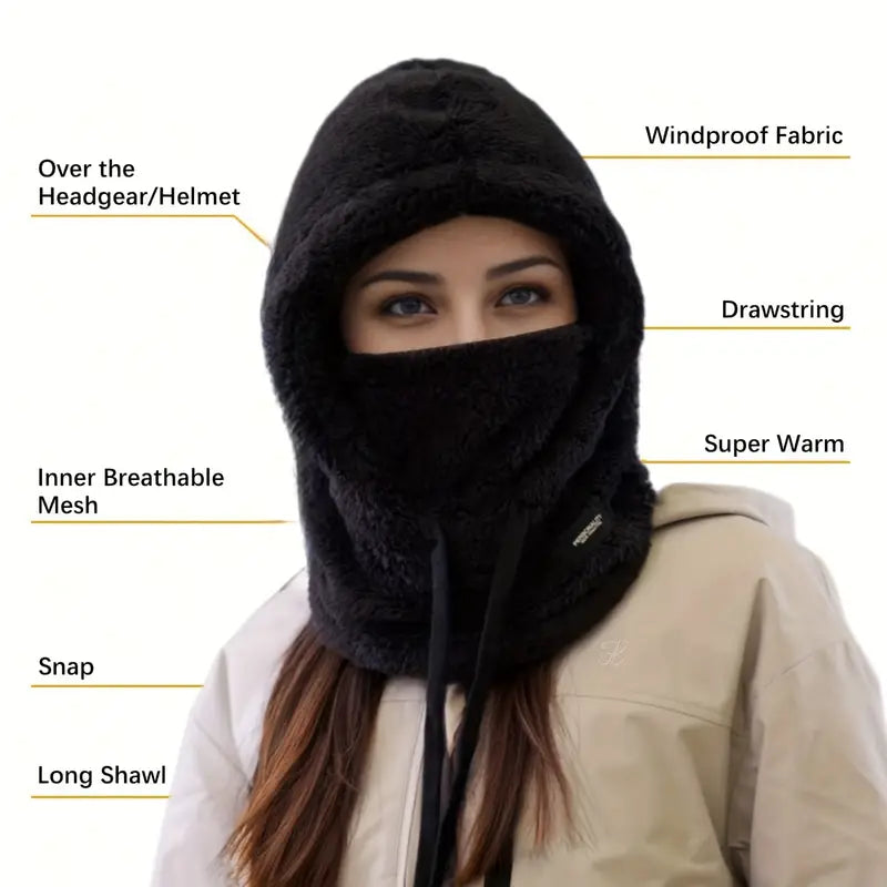 🔥Sherpa Hood Ski Mask