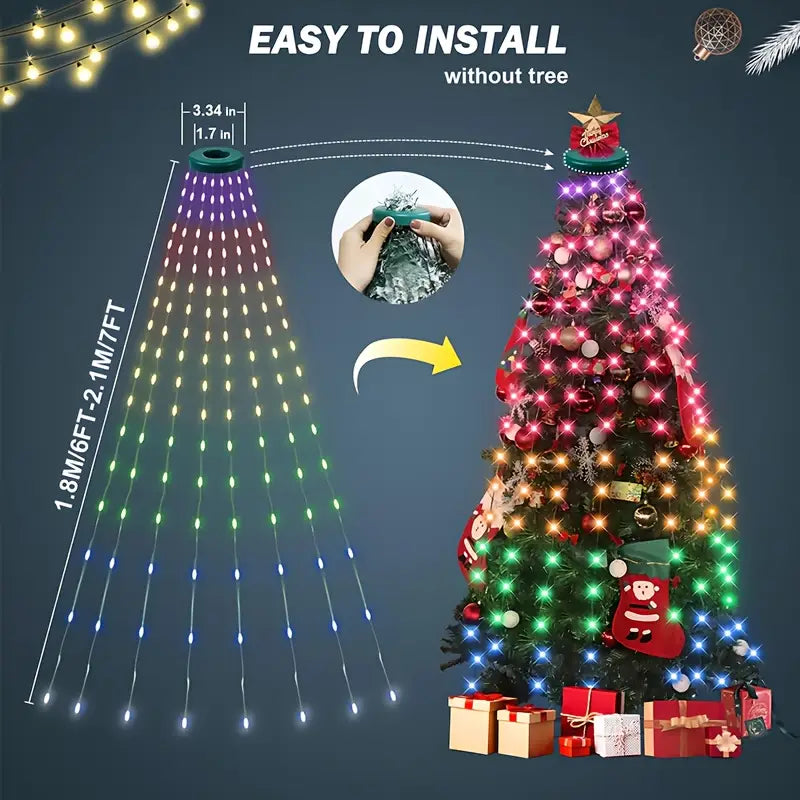 Smart LED Christmas Tree Lights