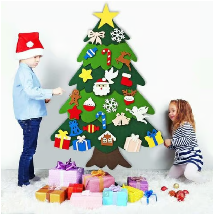 🎁 DIY Filz-Weihnachtsbaum-Set